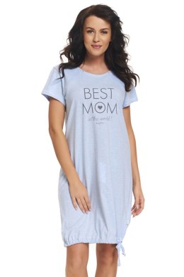 Koszulka nocna koszula Nocna Ciążowa Model TCB.9081 Blue Grey - Doctor Nap - M