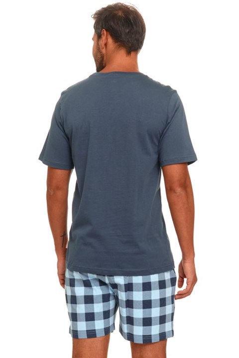Piżama Męska Model PMB.4416 Deep Blue - Doctor Nap - XL Piżama Męska Model PMB.4416 Deep Blue - Doctor Nap - XL
