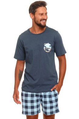 Piżama Męska Model PMB.4416 Deep Blue - Doctor Nap - S
