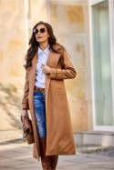 Płaszcz Damski Model Sovan CAM PLA0035 Camel - Roco Fashion - 42