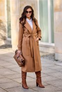Płaszcz Damski Model Sovan CAM PLA0035 Camel - Roco Fashion - 42