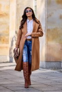 Płaszcz Damski Model Sovan CAM PLA0035 Camel - Roco Fashion - 42