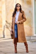 Płaszcz Damski Model Sovan CAM PLA0035 Camel - Roco Fashion - 42