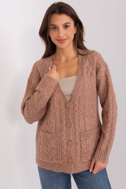 Sweter Damski Model AT-SW-2358.31 Light Brown - AT - uniwersalny