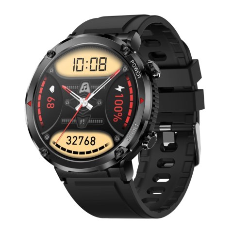 Smartwatch Gravity GT21-1+ Czarny Pasek Silikonowy Smartwatch Gravity GT21-1+ Czarny Pasek Silikonowy