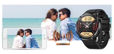 Smartwatch Gravity GT21-1+ Czarny Pasek Silikonowy Smartwatch Gravity GT21-1+ Czarny Pasek Silikonowy