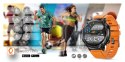 Smartwatch Gravity GT21-2 + Pomarańczowy Pasek Silikonowy Smartwatch Gravity GT21-2 + Pomarańczowy Pasek Silikonowy