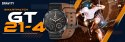 Smartwatch Gravity GT21-4 + Czarny Pasek Silikonowy Smartwatch Gravity GT21-4 + Czarny Pasek Silikonowy