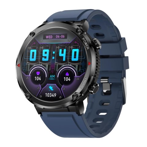 Smartwatch Gravity GT21-5 + Granatowy Pasek Silikonowy Smartwatch Gravity GT21-5 + Granatowy Pasek Silikonowy