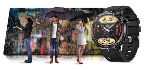 Smartwatch Gravity GT21-5 + Granatowy Pasek Silikonowy Smartwatch Gravity GT21-5 + Granatowy Pasek Silikonowy
