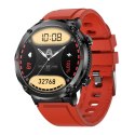 Smartwatch Gravity GT21-6 + Czerwony Pasek Silikonowy Smartwatch Gravity GT21-6 + Czerwony Pasek Silikonowy