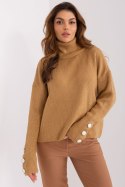Golf Damski Model BA-SW-015.01P Camel - Badu - uniwersalny Golf Damski Model BA-SW-015.01P Camel - Badu - uniwersalny