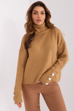 Golf Damski Model BA-SW-015.01P Camel - Badu - uniwersalny