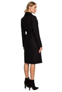 Płaszcz Model MOE708 Black - Moe - M Płaszcz Model MOE708 Black - Moe - M
