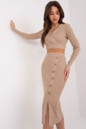 Spódnica Komplet Model EM-KMPL-ZM13013.67 Dark Beige - Factory Price - uniwersalny