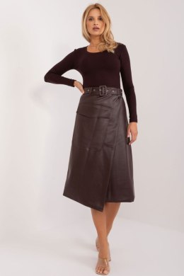 Spódnica Model EM-SD-B9326.64 Dark Brown - Factory Price - XS