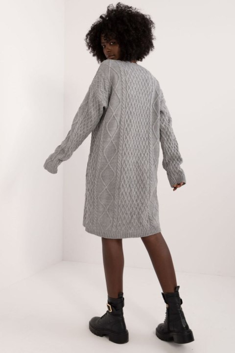 Sukienka Model BA-SK-0528.45 Grey - Badu - uniwersalny Sukienka Model BA-SK-0528.45 Grey - Badu - uniwersalny