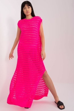 Sukienka Plażow Sukienka Model BA-SK-9003.47P Fluo Pink - Badu - uniwersalny
