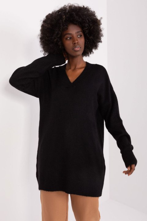 Sweter Damski Model BA-SW-0577.02P Black - Badu - uniwersalny