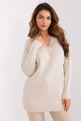 Sweter Damski Model BA-SW-0577.32X Light Beige - Badu - uniwersalny