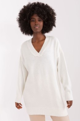Sweter Damski Model BA-SW-0577.36X Ecru - Badu - uniwersalny