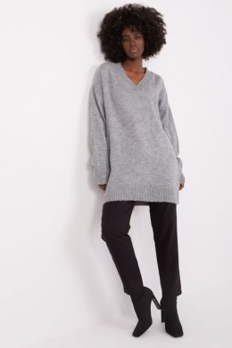 Sweter Damski Model BA-SW-0577.36X Grey - Badu - uniwersalny