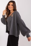 Sweter Komplet Model BA-KMPL-8019.20 Dark Grey - Badu - uniwersalny