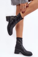 Botki Model Aphroteia 23BT35-6449 Black Skóra - Step in style Hurtownia odzieży on-line, moda damska, bielizna i obuwie dla kobi Botki Model Aphroteia 23BT35-6449 Black Skóra - Step in style Hurtownia odzieży on-line, moda damska, bielizna i obuwie dla kobi