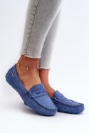 Mokasyny Model Rerceria HH712-47/HH712D-47 Blue - Step in style - 40