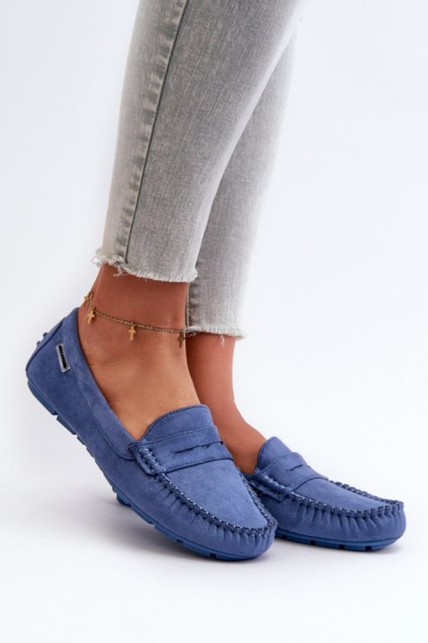 Mokasyny Model Rerceria HH712-47/HH712D-47 Blue - Step in style - 40