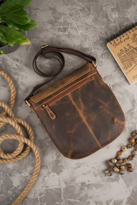 Torebka Model T-61-HBR Brown - Galanter - uniwersalny Torebka Model T-61-HBR Brown - Galanter - uniwersalny