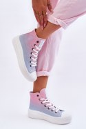 Trampki Model Big Star LL274A191 Pink/Blue - Step in style - 39 Trampki Model Big Star LL274A191 Pink/Blue - Step in style - 39