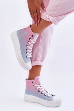 Trampki Model Big Star LL274A191 Pink/Blue - Step in style - 39