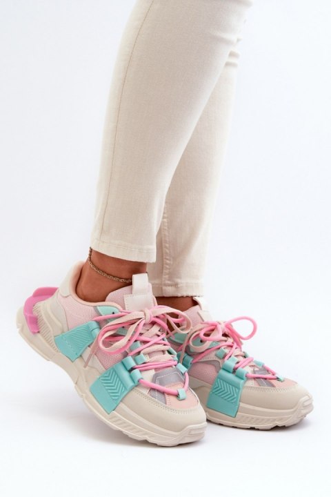 Buty Sportowe Model Chillout! BL357P Pink/Mint - Step in style - 38 Buty Sportowe Model Chillout! BL357P Pink/Mint - Step in style - 38
