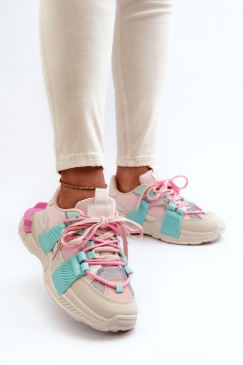 Buty Sportowe Model Chillout! BL357P Pink/Mint - Step in style - 39 Buty Sportowe Model Chillout! BL357P Pink/Mint - Step in style - 39