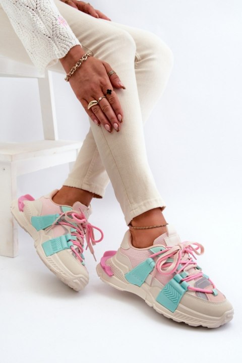 Buty Sportowe Model Chillout! BL357P Pink/Mint - Step in style - 39 Buty Sportowe Model Chillout! BL357P Pink/Mint - Step in style - 39