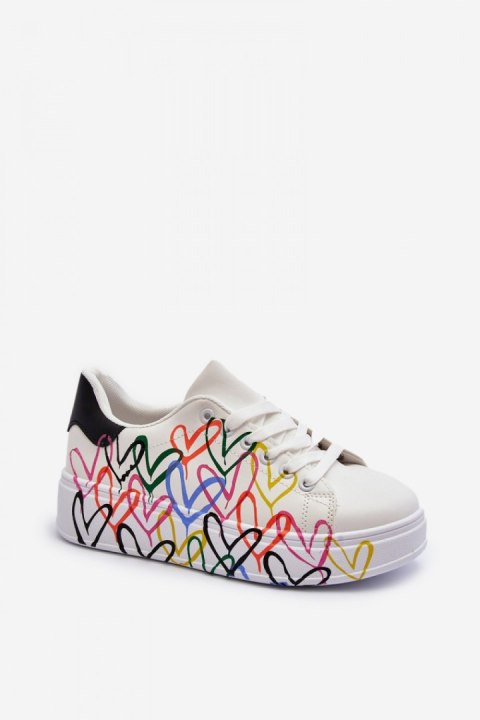 Buty Sportowe Model Claral LA263P White - Step in style - 37 Buty Sportowe Model Claral LA263P White - Step in style - 37