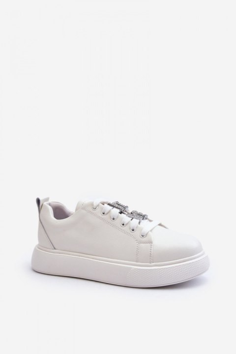 Buty Sportowe Model Dysuria 72300 White - Step in style - 38 Buty Sportowe Model Dysuria 72300 White - Step in style - 38