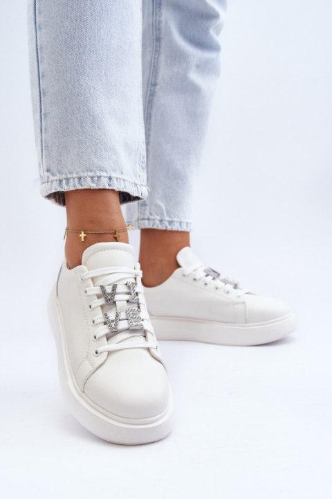 Buty Sportowe Model Dysuria 72300 White - Step in style - 38 Buty Sportowe Model Dysuria 72300 White - Step in style - 38