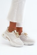 Buty Sportowe Model Dzumati 22PB32-4646 WHite/Gold - Step in style - 40 Buty Sportowe Model Dzumati 22PB32-4646 WHite/Gold - Step in style - 40