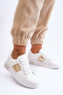 Buty Sportowe Model Follow Me 2256 White/Gold - Step in style - 37 Buty Sportowe Model Follow Me 2256 White/Gold - Step in style - 37