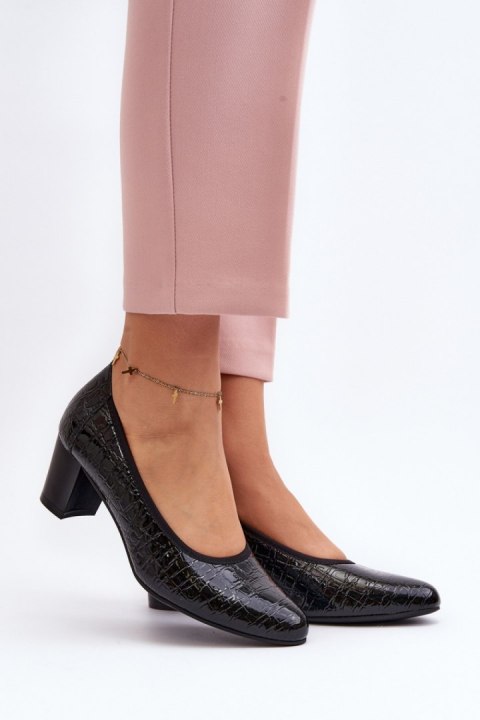 Czółenka Model Cynania 58307 Black - Step in style - 38 Czółenka Model Cynania 58307 Black - Step in style - 38