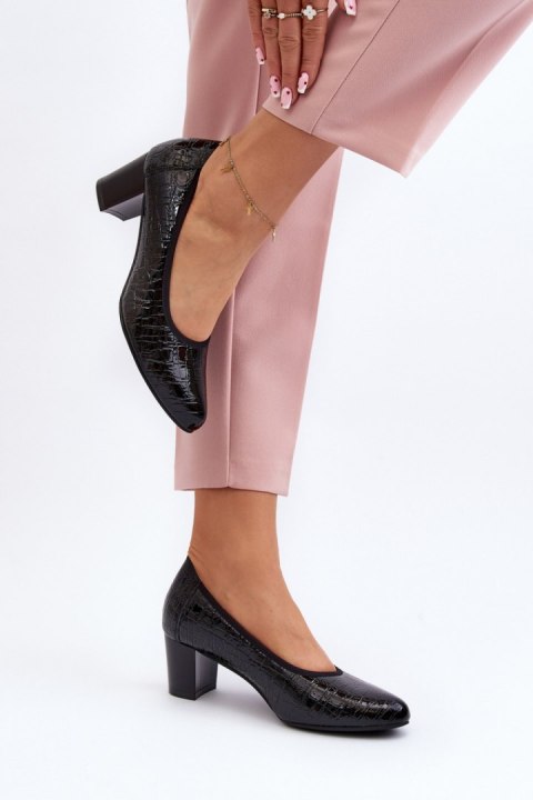 Czółenka Model Cynania 58307 Black - Step in style - 39 Czółenka Model Cynania 58307 Black - Step in style - 39