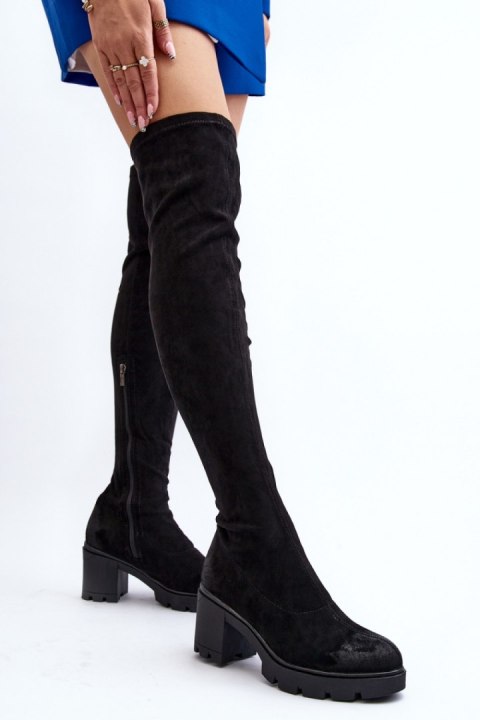 Kozaki Model La.Fi 270067B-SU Black - Step in style - 39 Kozaki Model La.Fi 270067B-SU Black - Step in style - 39