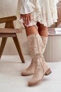Kozaki Model Orchides NS525P Beige - Step in style - 40 Kozaki Model Orchides NS525P Beige - Step in style - 40