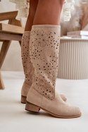 Kozaki Model Orchides NS525P Beige - Step in style - 40 Kozaki Model Orchides NS525P Beige - Step in style - 40