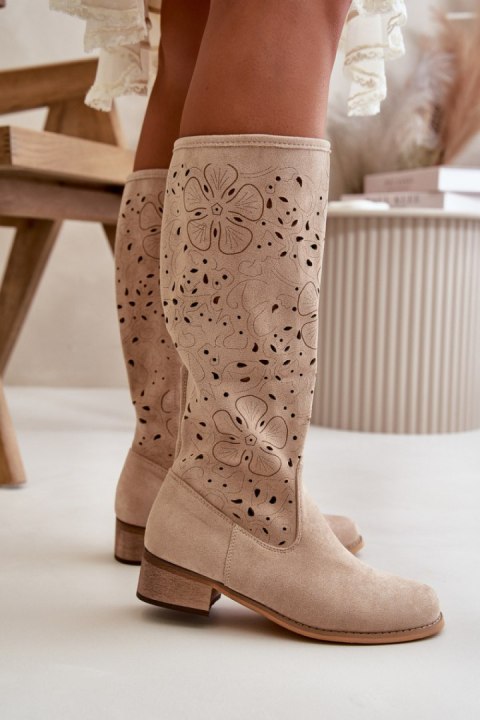 Kozaki Model Orchides NS525P Beige - Step in style - 40 Kozaki Model Orchides NS525P Beige - Step in style - 40
