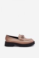 Mokasyny Model Ledda 62120 Beige - Step in style - 37 Mokasyny Model Ledda 62120 Beige - Step in style - 37