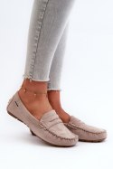 Mokasyny Model Rerceria HH712-39/HH712D-39 Beige - Step in style - 40