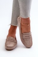 Mokasyny Model Rerceria HH712-39/HH712D-39 Beige - Step in style - 41